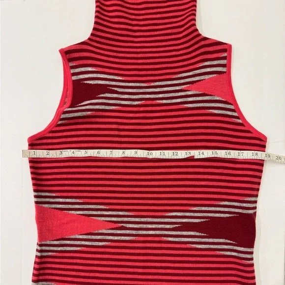 Title Nine Sleeveless Turtleneck Sweater Dress Golf dress Size Large - Picture 4 of 9